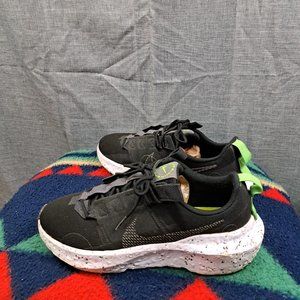 %Nike Crater Impact Shoes Black Iron Gray White DB2477-001 Men's 10 / A 24